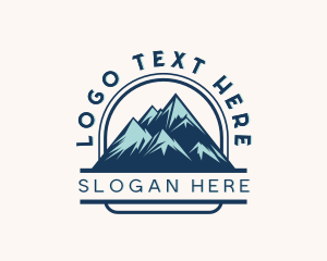 Hiking Mountain Outdoor Logo