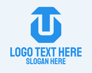 Machine Shop - Blue Mechanical Tool logo design