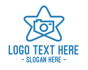Showbiz - Star Camera Photography logo design