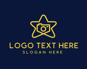Vlogging - Star Camera Photography logo design