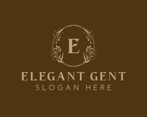 Elegant Wreath Decor logo design