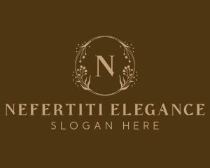 Elegant Wreath Decor logo design