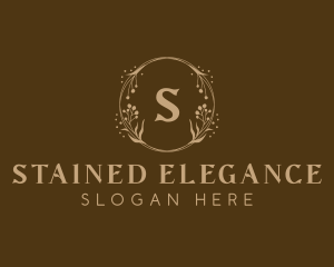 Elegant Wreath Decor logo design