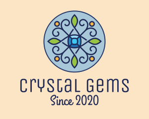 Intricate Jewelry Gem logo design