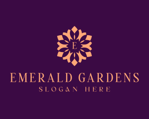 Wellness Flower Garden logo design