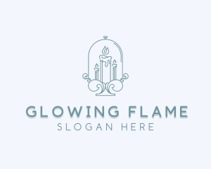 Candle - Candle Decoration logo design