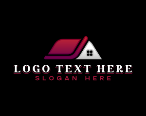 House Roof Renovation Logo