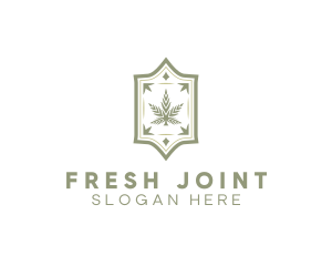 Joint - Luxury Marijuana Leaf logo design