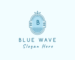 Sea Waves Beach Club logo design