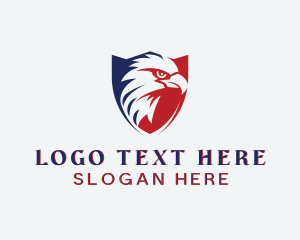Bird - Eagle Head Veteran logo design