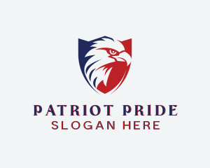 Stars And Stripes - Eagle Head Veteran logo design