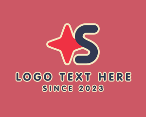 Astro - Cosmic Star Letter S logo design