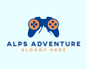 Alps - Video Game Mountain logo design