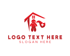 Building - Home Quarantine Hero logo design