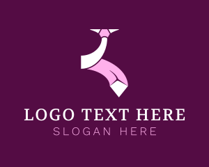 Corporate Attire - Elegant Formal Neck Tie logo design