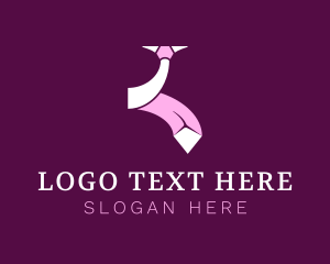 Elegant Formal Neck Tie Logo