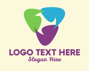 Colorful - Colorful Guitar Pick logo design