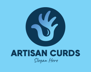 Hand Sanitizing Liquid Soap logo design