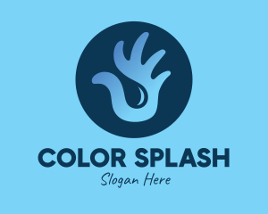 Hand Sanitizing Liquid Soap logo design