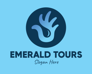 Hand Sanitizing Liquid Soap logo design