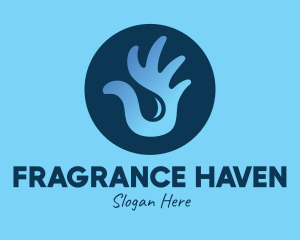 Hand Sanitizing Liquid Soap logo design