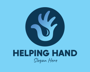 Hand - Hand Sanitizing Liquid Soap logo design