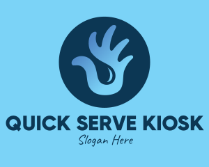 Hand Sanitizing Liquid Soap logo design