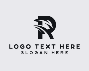 Swoosh - Generic Swoosh Agency Letter R logo design