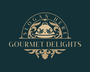  Luxury Gourmet Cloche  logo design