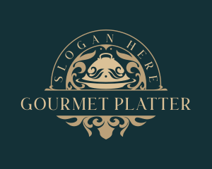  Luxury Gourmet Cloche  logo design