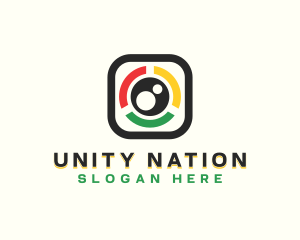 Nation - Jamaican Camera Photographer logo design