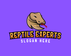 Wildlife Snake Reptile  logo design