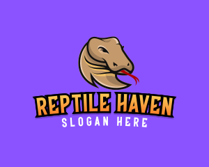 Wildlife Snake Reptile  logo design