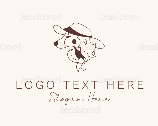 Fashion  Dog Hat Logo
