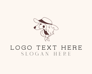 Fashion  Dog Hat logo design