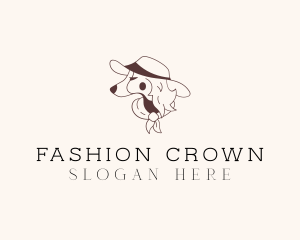 Fashion  Dog Hat logo design