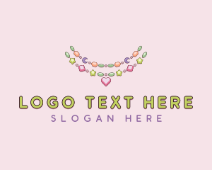 Necklace - Charm Beads Necklace logo design