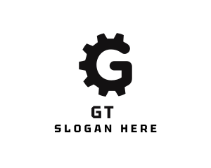 Machine Gear Cog logo design