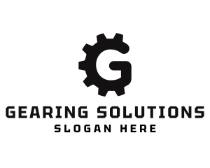 Machine Gear Cog logo design