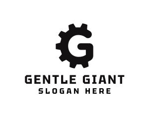 Machine Gear Cog logo design