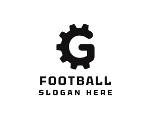 Fabrication - Machine Gear Cog logo design