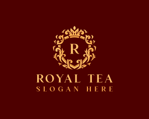 Royal Crown Ornament logo design