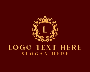 Luxury - Royal Crown Ornament logo design