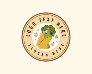  Pita Wrap Snack Logo