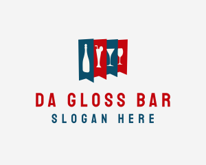 Alcoholic Drink Banner  logo design