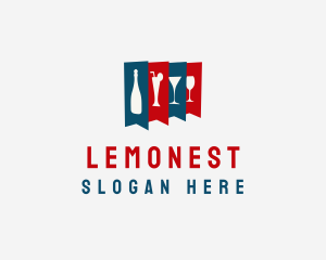 Alcohol - Alcoholic Drink Banner logo design