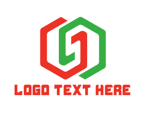Partnership - Red Green Letter G logo design