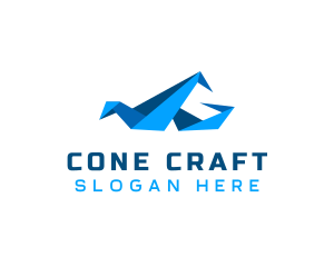 Creative Modern Origami logo design