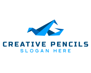 Creative Modern Origami logo design