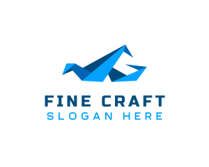 Creative Modern Origami logo design